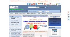 Desktop Screenshot of megawebsitebuilder.com